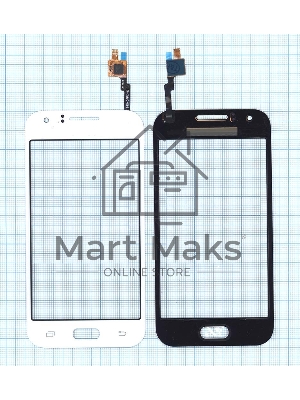 Сенсорное стекло (тачскрин) для Samsung Galaxy J1 Ace SM-J110H, белое