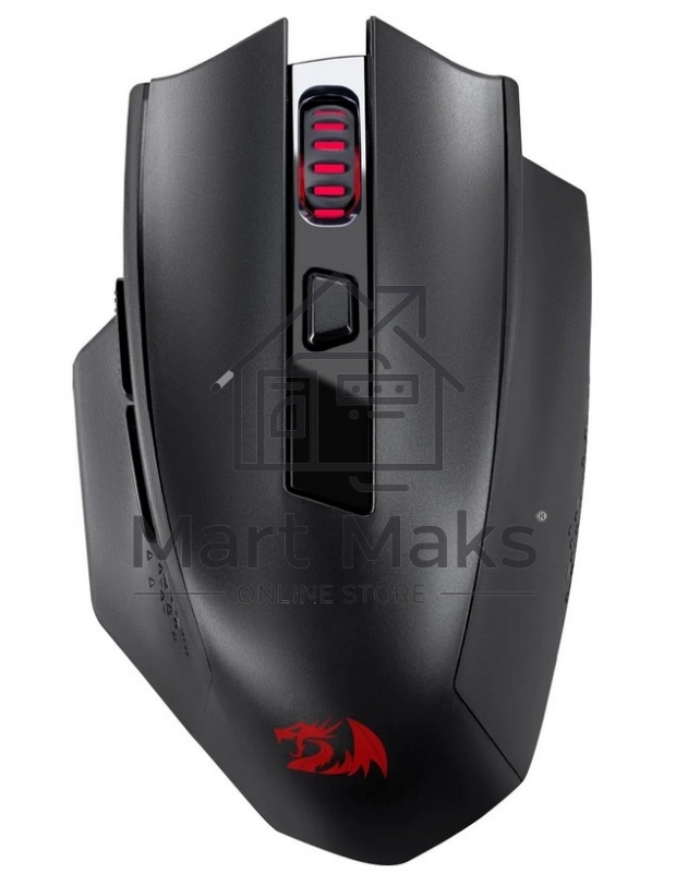 Мышь беспроводная REDRAGON Woki черный, 26000 dpi, радиоканал, Bluetooth, USB, кнопки - 6