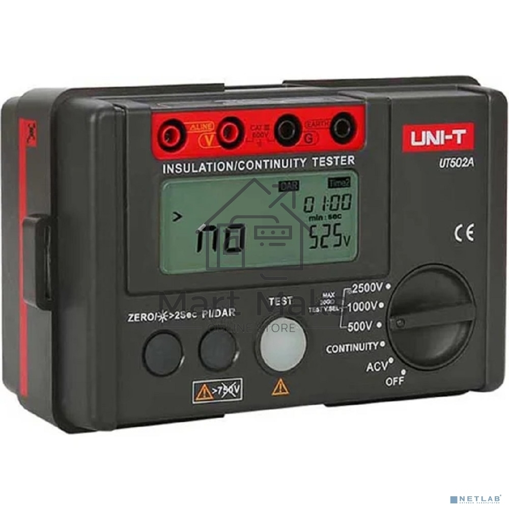 Измеритель сопротивления изоляции UNI-T UT502A