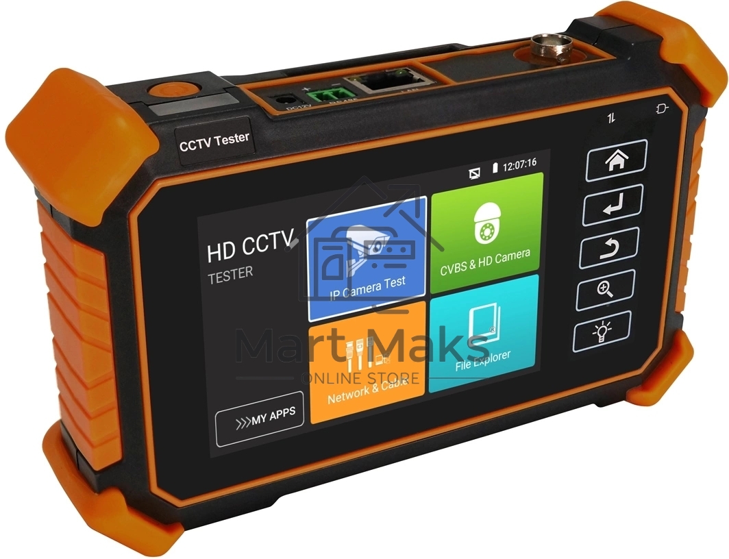 Универсальный наручный монитор-тестер Tezter TIP-H-4(Hand) AHD/CVI/TVI/CVBS и IP-видеосистем