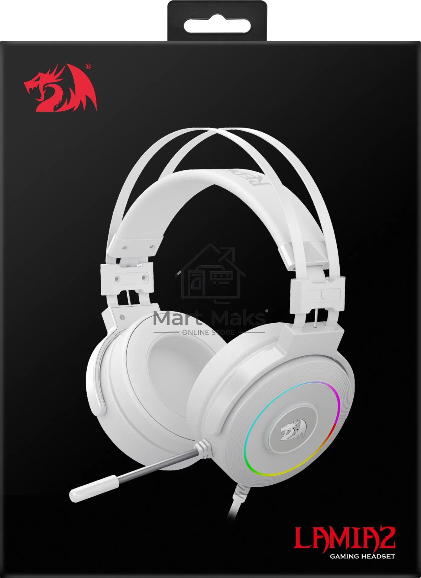 Гарнитура Defender LAMIA 2 RGB USB WHITE REDRAGON