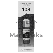 Чернила NVPrint 108 (NV-C13T09C14A) для Epson L8050, L18050 (70 мл) черный (в коробке) совместимые