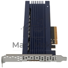 Накопитель SSD Samsung Enterprise, HHHL, PM1725b, 1600Gb, NVMe, PCE-e, R5400/2000WMb/s, IOPS(R4K) 750K/135K, MTBF 2M, 3DWPD, OEM, 5 years (analog MZPLL1T6HEHP-00003)
