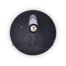 Настенный светильник FW252 SBK черный песок LED 4200K+3000K 6W+1W D140*110