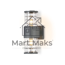 Светильник Ambrella light ST2523/2 GR/CL серый/прозрачный IP54 E27/2 max 40W 305*110*155