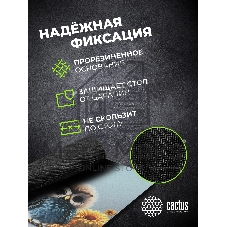 Коврик для мыши Cactus Owl gray рисунок 300x50x3мм (CS-MPC-D12M)