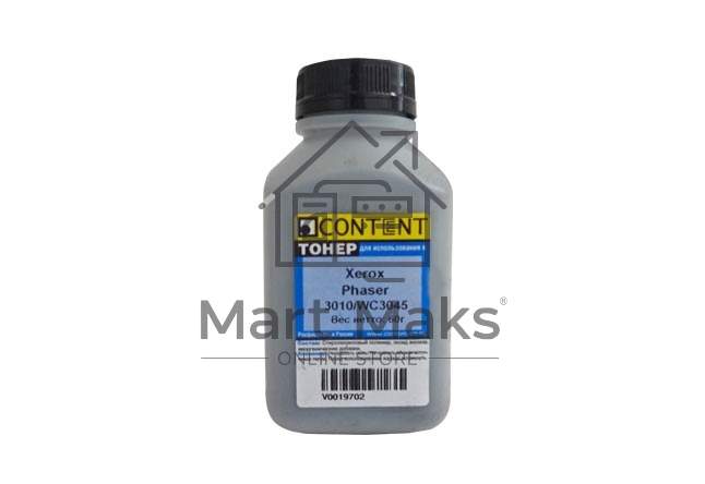 Тонер Content - для Xerox Phaser 3010/WC 3045, 60 г, банка