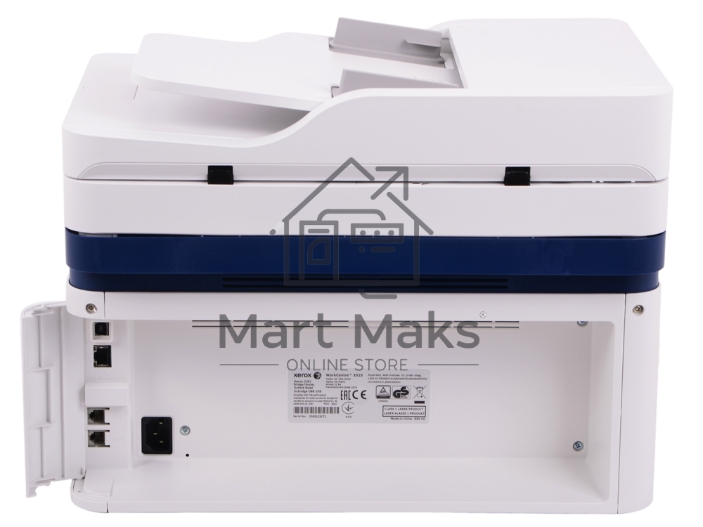 МФУ лазерный Xerox WorkCentre 3025NI (WC3025NI#), A4, ч/б, печ. до 20 стр/мин., скан. до 17 стр/мин., 1200 x 1200 dpi (печать) 600 x 600 dpi (скан.), Wi-Fi, Ethernet, USB