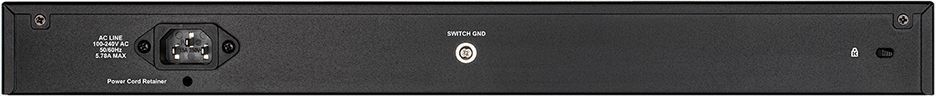 Коммутатор D-Link DGS-1210-52MP/FL1A, L2 Managed Switch with 48 10/100/1000Base-T ports and 4 100/1000Base-T/SFP combo-ports (48 PoE ports 802.3af/802.3at (30 W), PoE Budget 370 W).16K Mac address, 802.3x Flow