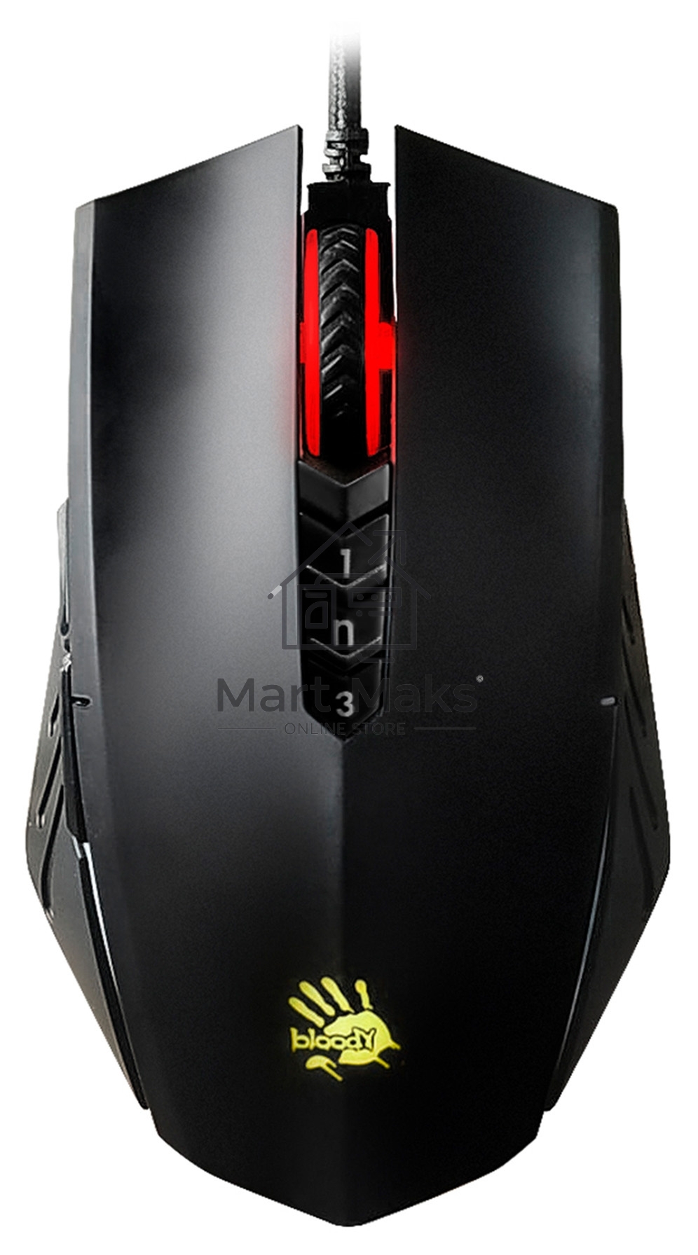 Мышь проводная A4Tech Bloody A70 черный, 6200 dpi, USB, кнопки - 8