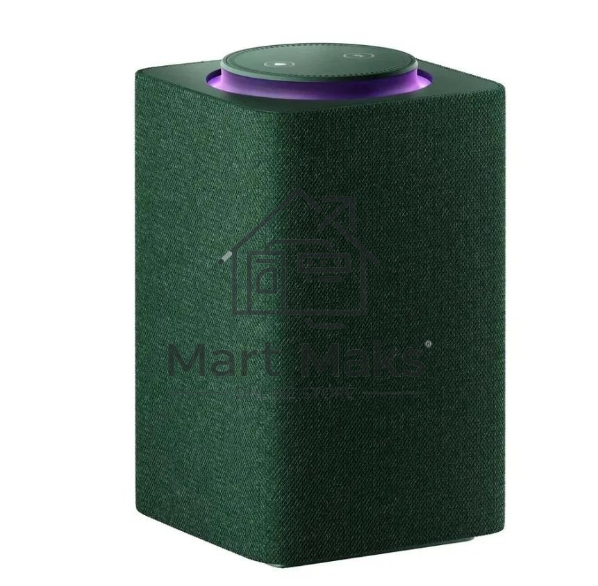 Умная колонка Яндекс Станция Макс, Zigbee, 65Вт, с голосовым ассистентом Алиса на YaGPT, зеленый (YNDX-00053Z)