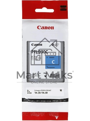 Картридж струйный Canon Pigment Ink PFI-030 черный (55 мл) для Canon imagePROGRAF TA-20, TA-30, TM-240, TM-340