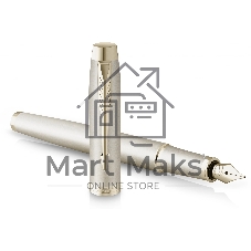Ручка перьевая Parker IM Monochrome F328 (2172953) Champagne PVD F сталь нержавеющая подар.кор.