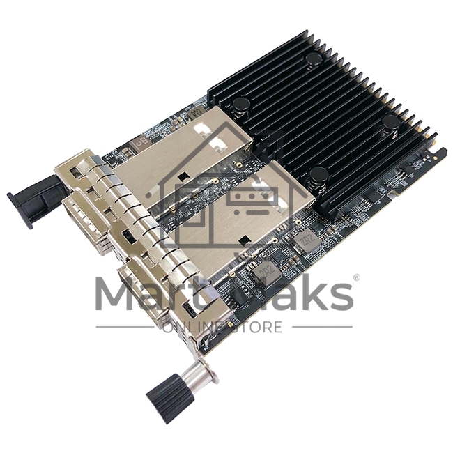 Сетевая карта SUNRICH TECHNOLOGY N-1170 2-Port 100G QSFP56 NIC Ethernet Fiber Adapter for OCP 3.0, chipset BCM57508