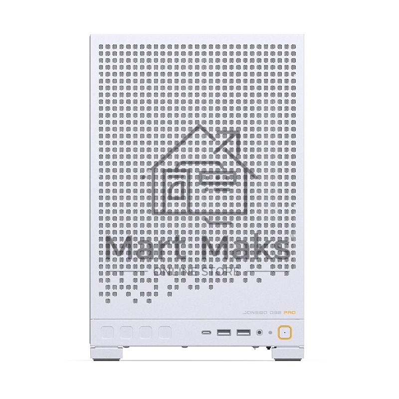Корпус без блока питания Case JONSBO D32 PRO, Mini-Tower, TG, no fan, 2xUSB-A 3.2 + 1xUSB-C 3.2, mATX, mDTX, mITX White