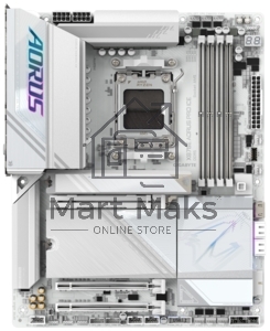 Материнская плата Gigabyte X870E AORUS PRO X3D ICE Socket AM5 AMD X870E 4xDDR5 ATX AC`97 8ch(7.1) 5Gigabit RAID+HDMI