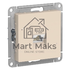Механизм розетки компьютерной AtlasDesign RJ45 беж. SchE ATN000283