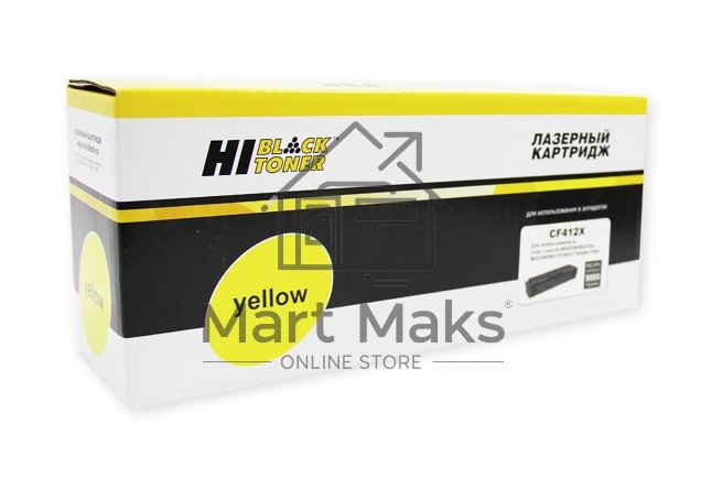 Картридж Hi-Black (HB-CF412X) для HP CLJ M452DW/DN/NW/M477FDW/477DN/477FNW, Y, 5K