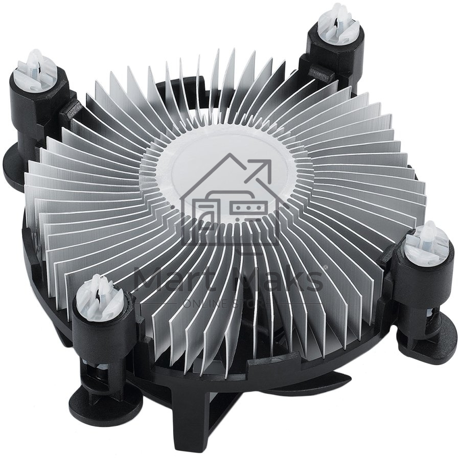 Кулер для процессора DEEPCOOL CK-11509 черный, 92 мм, алюминий, 2200 об/мин, 26.8 дБ, 3 pin, 65 Вт, 56 мм