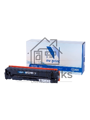 Картридж лазерный NVPrint совместимый HP CF540X черный для Color LaserJet Pro M254dw/M254nw/MFP M280nw/M281fdn/M281fdw (3200k)