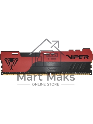 Оперативная память Patriot Viper Elite II, DDR4, 16GB (1x16 GB), 3600 MHz, CL20, DIMM, радиатор, красный, черный