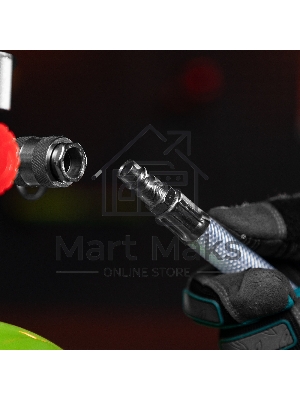 Шланг STELS 57025пневматический пвх 10x16мм 18 бар армированный прозрачный быстросъемное соединени