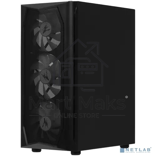 Компьютерный корпус MidiTower Zalman N4 black (ATX,Window, 6xRGB fan, USB2.0 x2, USB3.0x1, без БП) (N4 rev.1)