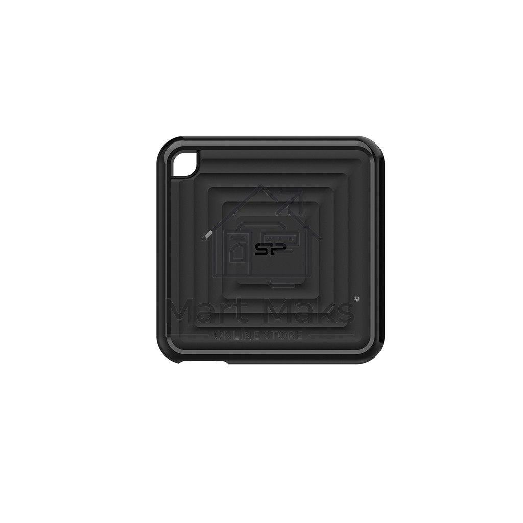Твердотельный диск 1TB Silicon Power PC60, External, USB 3.2 Type-C R/W - 540/500 MB/s черный