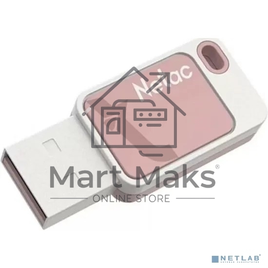 Флешка USB R/W R/W Netac 8Gb UA31 NT03UA31N-008G-20PK USB2.0 розовый