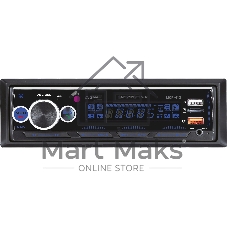 Автомагнитола Digma MCP-413, 1 DIN, Bluetooth, USB Type-A, AUX, пульт ДУ