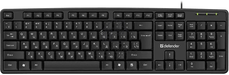 Клавиатура Defender Element HB-520 проводная, USB, черный