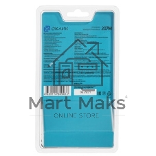 Мышь проводная Oklick 207M черный, 2400 dpi, USB, кнопки - 4