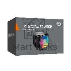 Устройство охлаждения(кулер) PcCooler RT620Pro TC ARGB Soc-AM5/AM4/1151/1200/2066/1700 черный 4-pin 34.9dB Al+Cu 265W Ret (RT620PROTC-BKAWYX-GL)