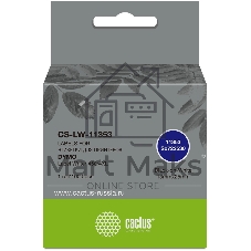 Этикетки Cactus CS-LW-11353 сег.:25x13мм черный белый 1000шт/рул Dymo Label Writer 450/4XL