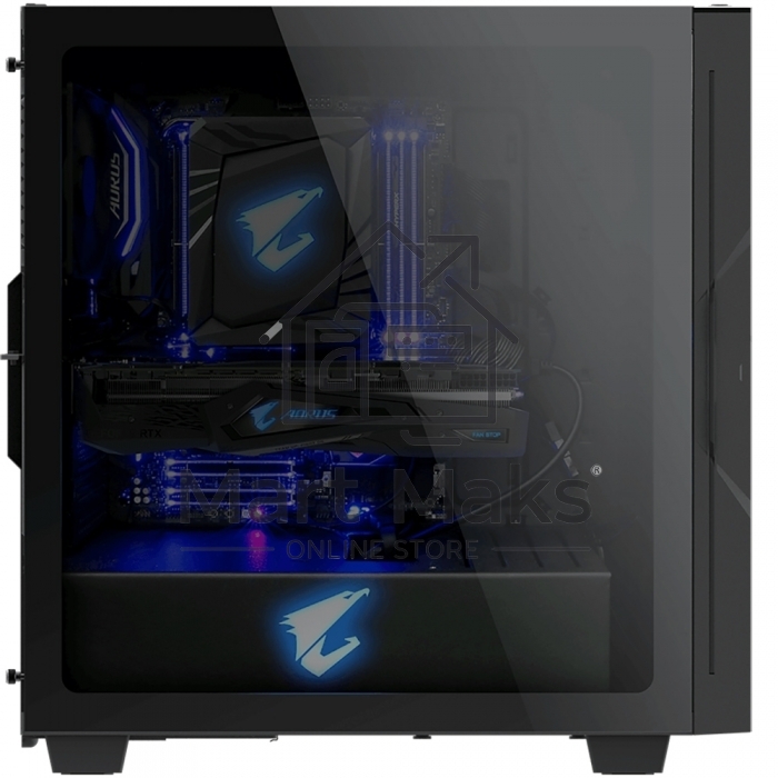 Компьютерный корпус GIGABYTE AORUS C300 GLASS MidiTower без Б/П ATX MicroATX MiniITX Цвет черный GB-AC300G