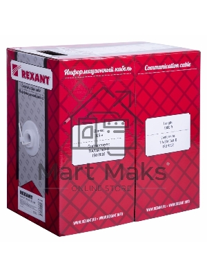 Кабель Rexant (01-0002) Кабель UTP CAT5e 1 пара (305м) 0.51 мм