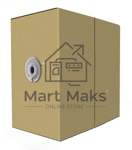 Кабель сетевой Buro BU-CCA-048 UTP 4 пары cat5E solid 0.48мм CCA 305м серый