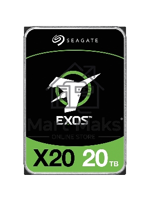 Жесткий диск Seagate HDD Server Exos X20 HDD 512E/4KN ( 3.5'/ 20TB/ SAS 12Gb/s / 7200rpm)