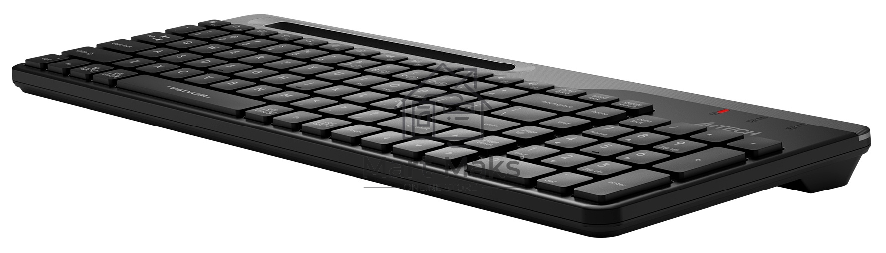 Клавиатура A4Tech Fstyler FBK25 беспроводная, USB, Bluetooth/Радиоканал, черный/серый