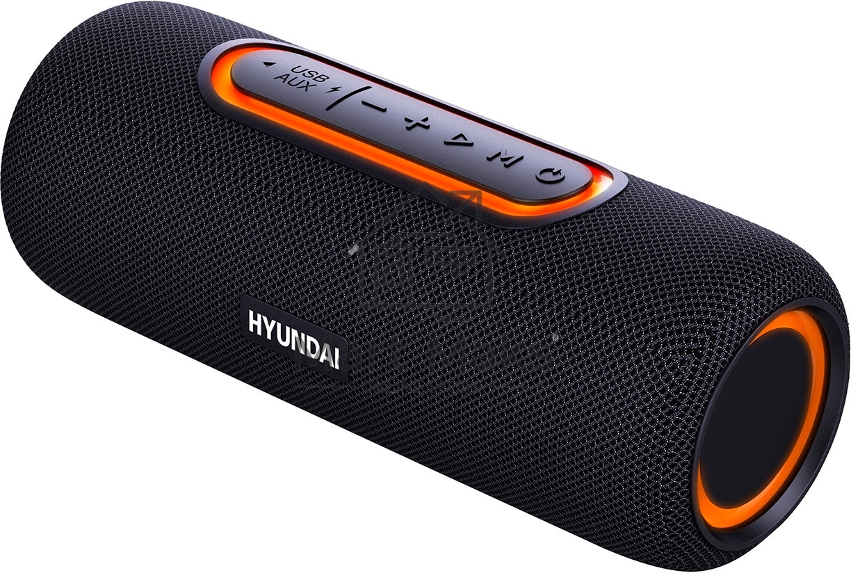 Портативная колонка Hyundai H-PS1021 черный/черный 25 Вт 1.0 BT 10м 1500mAh