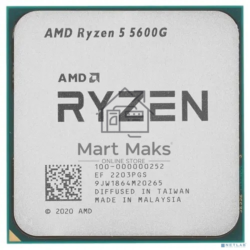 Процессор AMD Ryzen 5 5600G Soc-AM4 3.9GHz (4.4GHz-turbo) OEM