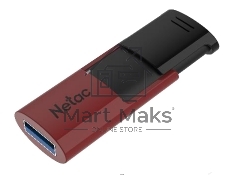 Флешка USB R/W R/W Drive Netac U182 NT03U182N-256G-30RE, USB3.0 256GB, retail version, черный/красный