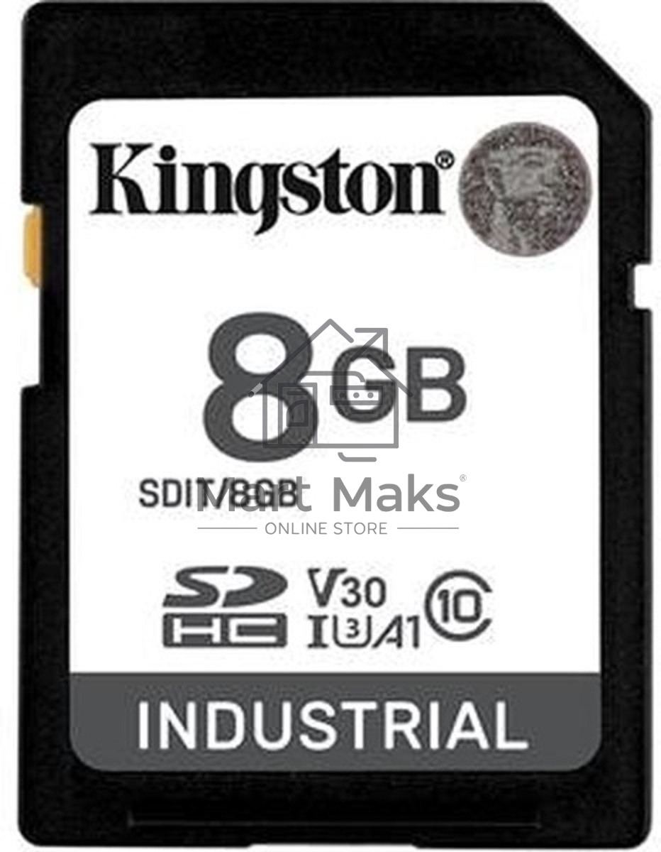 Флеш карта SDHC 8Gb Class10 Kingston <SDIT/8GB> Industrial Temperature Class