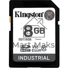 Флеш карта SDHC 8Gb Class10 Kingston SDIT/8Gb Industrial Temperature Class