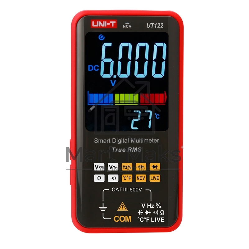 Мультиметр портативный СМАРТ UNI-T UT122