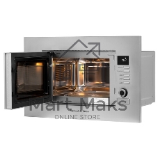 Встраиваемая микроволновая печь Zigmund & Shtain BMO 21 S нержавеющая сталь, 20 л, 1200 Вт, переключатели - поворотный механизм/кнопки