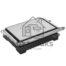 Гриль-пресс электрический BRAYER BR2005, 2000 Вт, антиприг.покр.пласт 34x23,5 см, темп 230 С,рег.выс
