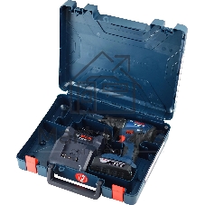 Дрель-шуруповерт Bosch GSR 185-LI, 18 В, 4 Ач, 50 Нм, бесщеточный
