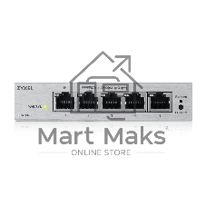 Коммутатор ZYXEL GS1200-5V3-EU0101F, 5×1 Гбит/с, управляемый