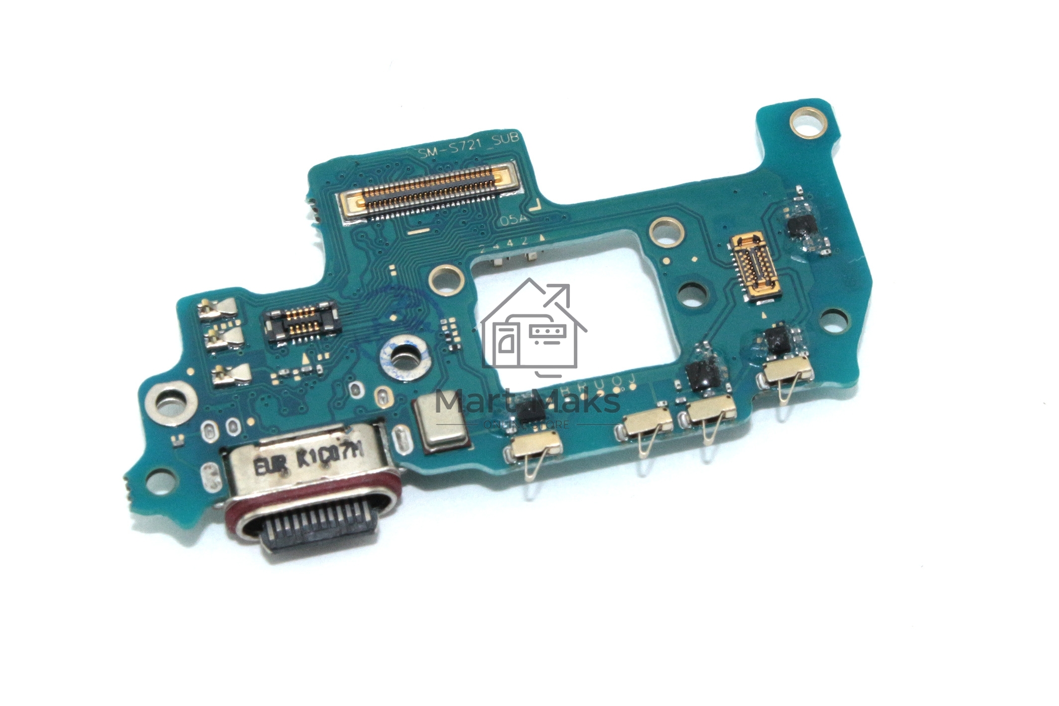 Нижняя плата (шлейф) с разъемом зарядки, SIM, микрофоном для Samsung Galaxy S24 FE S721B
